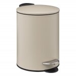Poubelle métal à pédale 3 litres atmosphéra - naturel Poubelle métal à pédale 3 litres atmosphéra - naturel