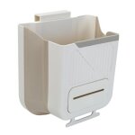 Poubelle murale 10 litres conteneur pliable convient aux portes de placards aux camping - cars et au ...