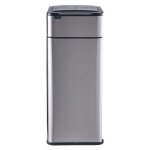 Poubelle cuisine automatique latrale ouverture papillon inox ss304 60l piles ou batterie