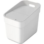 Poubelle pour le recyclage curver ready to collect corbeille de tri s�lectif 20 litres blanc
