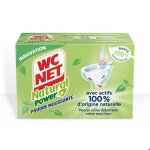 Poudre nettoyante wc - wc net - moussante natural power - 6x60 g - action d�tartre - nettoyage en profondeur ...