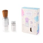 Poudre scintillante argent avec son pinceau magique - maquillage pour enfant - namaki