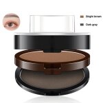 Crayon à sourcils poudre gris foncé - pinceau inclus - maquillage précis et naturel Crayon à sourcils poudre gris foncé - pinceau inclus - maquillage précis et naturel