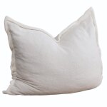Pouf bouclette - 140 x 180 cm bananair blanc cass