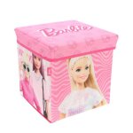 Pouf coffre de rangement à jouets barbie chambre enfant banc poupée malle box bac Pouf coffre de rangement à jouets barbie chambre enfant banc poupée malle box bac
