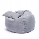 Pouf poire ecopuf - fauteuil canap coussin de sol pouf dintrieur / extrieur - gris