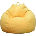 Pouf poire g�ant 80x90cm ? doux et confortable ? g�n�reusement rembourr� ? pouf salonadultechambre gros ...