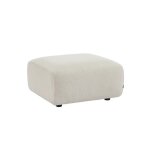 Pouf repose - pieds pour canap 2 places wallas bouclette wallas