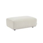 Pouf repose - pieds pour canap 3 places wallas bouclette wallas