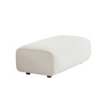 Pouf repose - pieds pour canap dangle 3 places wallas bouclette wallas