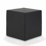 Pouf repose - pieds carr� ottomana cube 40x40x40 cm canap� d�houssable r�sistant et anti - d�chirure ...