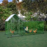 Poulailler - cdisplay - 3 x 1 x 15m - poulailler en m�tal - avec verrou de s�curit� - pour poules lapins ...