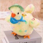 Poule pondeuse électrique en peluche jaune jouets pour enfants adaptés aux vacances Poule pondeuse électrique en peluche jaune jouets pour enfants adaptés aux vacances