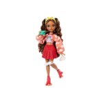 Poupe - barbie - dream besties teresa - roller - cheveux bruns - jeux vido - jfx98