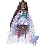 Poupe barbie extra fancy - mattel - hhn13 - robe glamour - ourson compagnon - accessoires luxueux