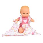 Poupe bb - nenuco - blandito - yeux endormis - sons interactifs - couverture rose