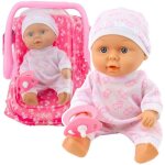 Poup�e b�b� en pyjama - leantoys - poup�e b�b� - rose - porte - b�b� inclus - t�tine incluse