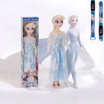 Poupée elsa fashion flocons la reine des neiges + montre lcd la reine des neiges offerte Poupée elsa fashion flocons la reine des neiges + montre lcd la reine des neiges offerte