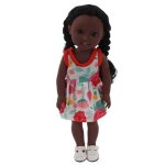 Poupée fille noire 15 pouces belle poupée fille simulée avec robe exquise cadeau danniversaire décoration ... Poupée fille noire 15 pouces belle poupée fille simulée avec robe exquise cadeau danniversaire décoration ...