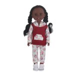 Poupe fille noire simule 15 pouces poupe fille mignonne avec hauts pantalons lgants jouet de jeu ...