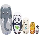 Poup�es gigognes - matriochka - �l�ment en bois - 5 couches - multicolore - pour enfants 3 - 10 ans