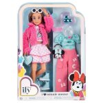 Poupe mannequin - jakks pacific - disney minnie ily 4ever - articule - tenue lgante - message damour ...