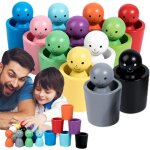 Poupes peg dans des tasses ? correspondance des couleurs en bois tri des couleurs pour tout - petits ...