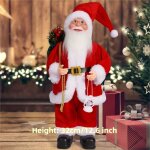 Poup�e p�re no�l - 12 pouces - polyester - rouge - d�coration halloween