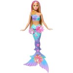 Poupe sirne - barbie - flower magic - fleurs clorent - jouable dans leau - multicolore