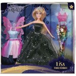 Poup�e - lisa - transformable en sir�ne - tenue f�erique - 29 cm
