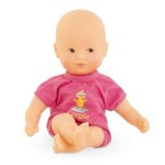 Poupon - corolle - mon premier mini poupon - 20 cm - rose - doux au toucher