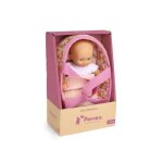 Djeco poupon mini barbara pomea 20 cm - rose d�s 18 mois couffin matelass� inclus