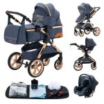 Poussette 3 en 1 bébé combinée siège - auto nacelle trio réversible réglable haute qualité roues increvables ... Poussette 3 en 1 bébé combinée siège - auto nacelle trio réversible réglable haute qualité roues increvables ...