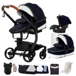 Poussette 3 en 1 magic zc poussette poussette combin�es poussette de luxe cuir pu sac � main porte - ...