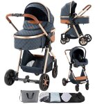 Poussette 3 en 1 magic zc poussettes combin�es poussette trio jusqu� 15kg 0 - 3ans avec sac � main avec ...