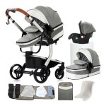 Poussette 3 en 1 magic zc poussette poussette trio poussette cosy voyage cuir pu sac � main pliage en ...
