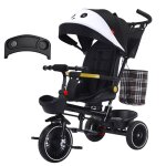 Poussette 3 en 1 - sige inclinable pivotant  360 - panier de rangement - poids maximal 50 kg - pour ...