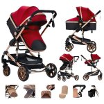 Poussette b�b� 3 en 1 magic zc poussette poussette trio avec grande nacelle pliable un clic cadre en ...
