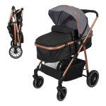 Poussette bb 3 en1 - de 0  36 mois - pliable compacte - sige rclinable - hamac convertible nacelle ...