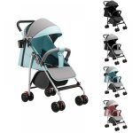 Poussette bb canne 0 - 4 ans - belfoyer - poussette de voyage avec cotons et moustiquaire - auvent ...