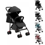 Poussette bb canne 0 - 4 ans - belfoyer - poussette de voyage avec cotons et moustiquaire - auvent ...