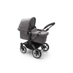 Poussette bugaboo donkey 5 mono compl�te graphite - grey m�lange