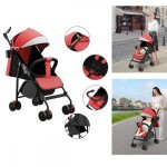 Poussette canne compacte - mengda - pliable - avec panier + moustiquaire - jusqu� 25kg - landau assis ...