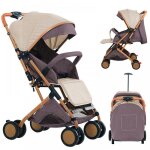 Poussette canne compacte - xuanyu - poussette combine - de la naissance  4 ans - avec panier + moustiquaire ...
