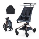 Poussette canne lgre - promiracal - 84lbs - pliable  une main - 3 points - canopy uv - pour bb 6 ...