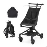 Poussette canne l�g�re - promiracal - 84lbs - pliable � une main - 3 points - canopy uv - pour b�b� 6 ...