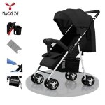 Poussette canne - magic zc poussette ultra - lgre 4. 3 kg poussette compacte poussette pliable dossier ...