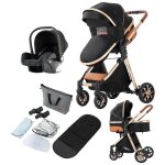 Poussette combines 3 en 1 magic zc poussette de luxe cosy voyage poussette pliage automatique sac  ...