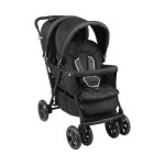 Poussette double bambisol - toute quipe - habillage pluie inclus - pliage facile