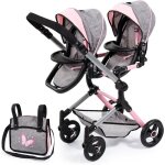 Poussette jumeaux - bayer design - 26233aa - r�glable - pliable - panier int�gr�